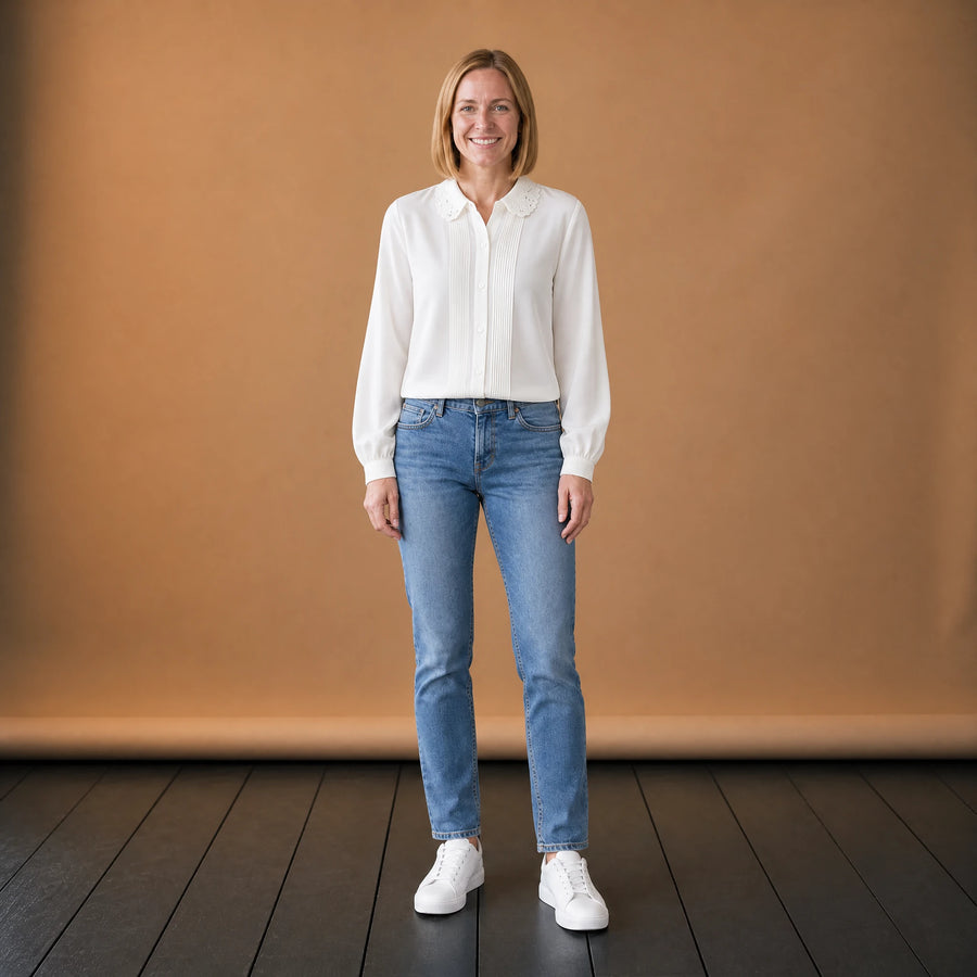 Chemise Blanche Vintage Femme - VETEMENT Studio FEMME