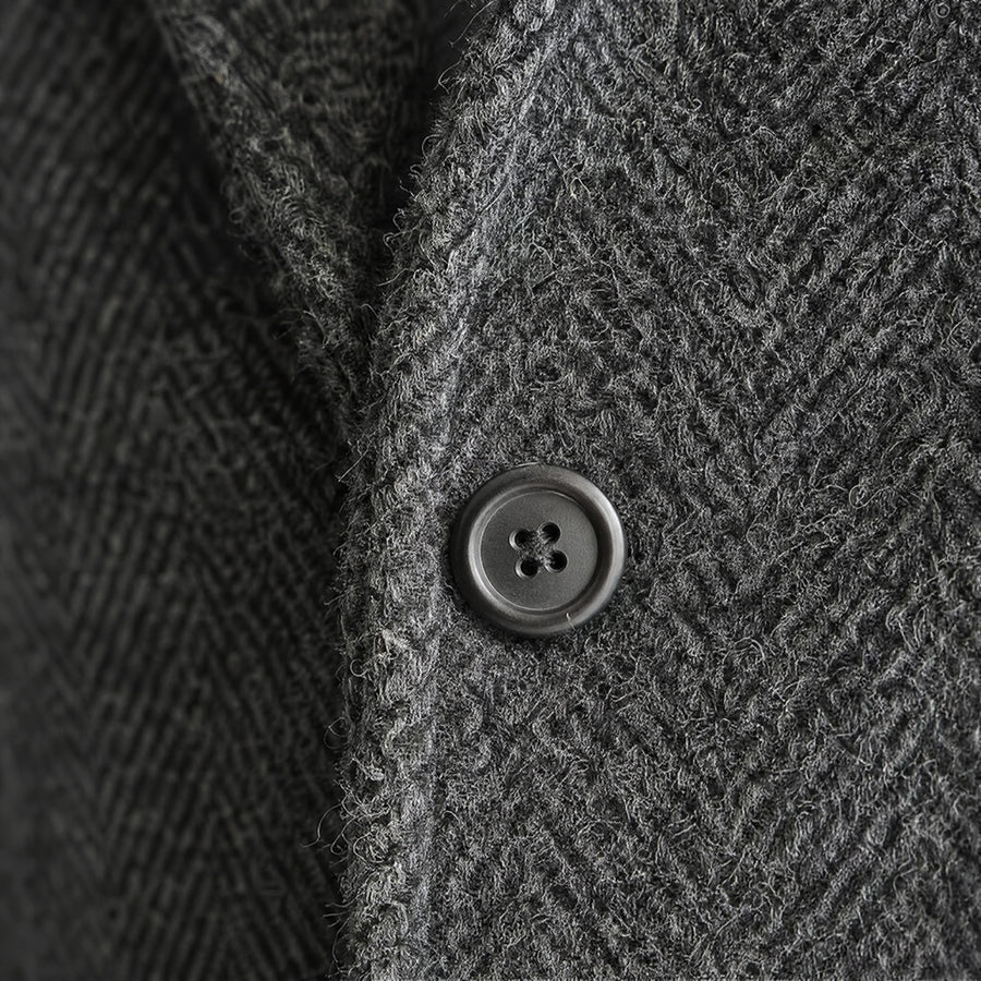 Gilet de Costume Homme Vintage - close-up détail matière