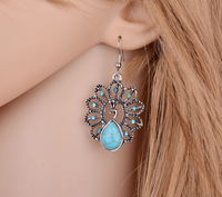 boucles-doreilles-vintage-peacock