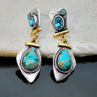 boucles-doreilles-femme-turquoise-vintage