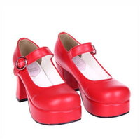 Chaussures-Disco-Femme-pas-Cher-rouge