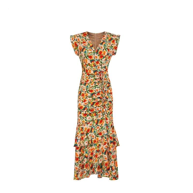DUPLIKAT Vintage Kleid mit floraler Eleganz