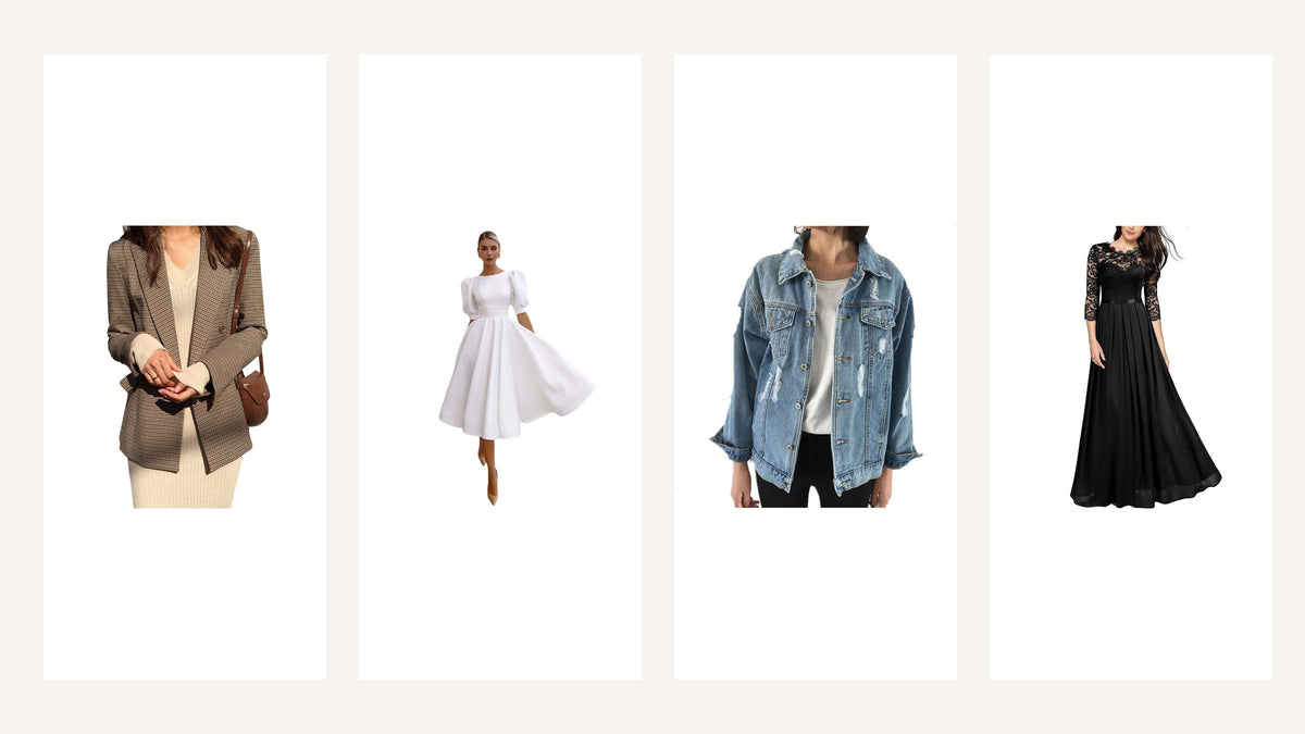 Trois façons d’associer une veste à une robe vintage selon la longueur et la ligne de taille Bild