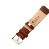 80er-Jahre-Retro-Leder-Herrenuhr