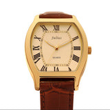 80er-Jahre-Retro-Leder-Herrenuhr
