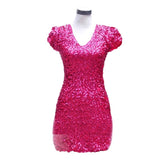 Robe-aillette-Disco-Manches-Courtes-style-4