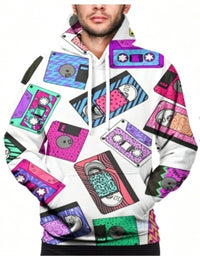Kapuzenpullover im 80er-Jahre-Stil