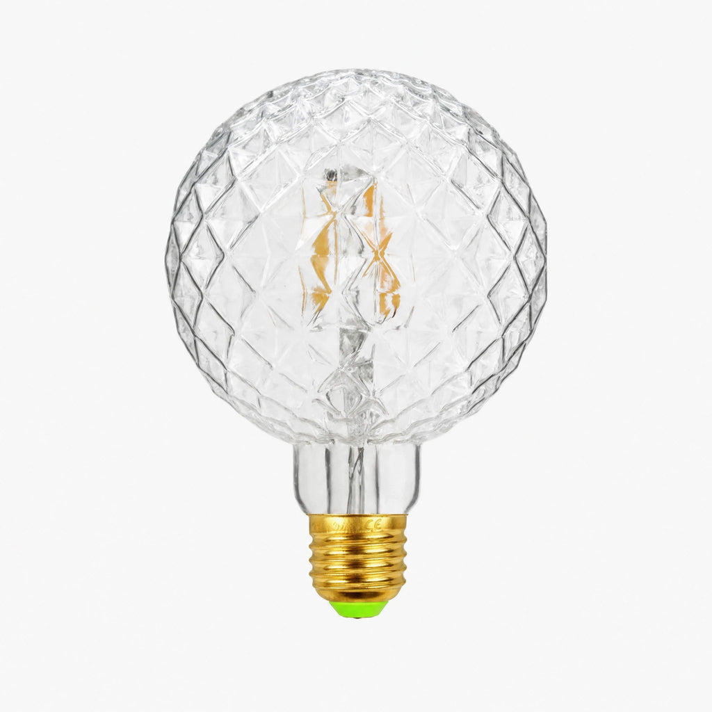 Ampoule LED Décorative Globe Verre Taillé E27 - image principale