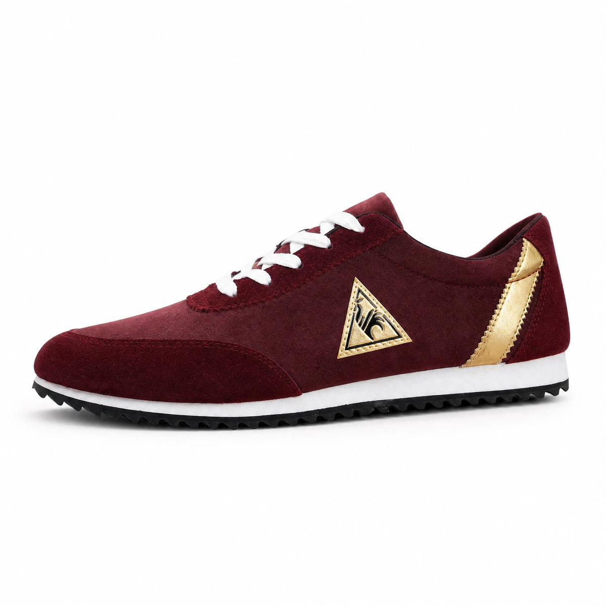 Basket Vintage Homme à Logo Triangulaire et Détails Dorés - image principale