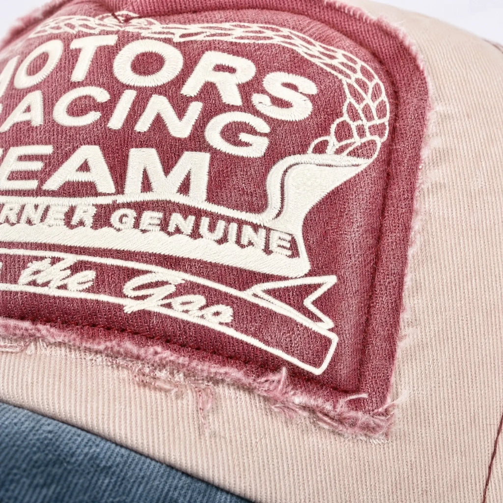 Casquette Baseball Vintage pour Homme - close-up détail matière