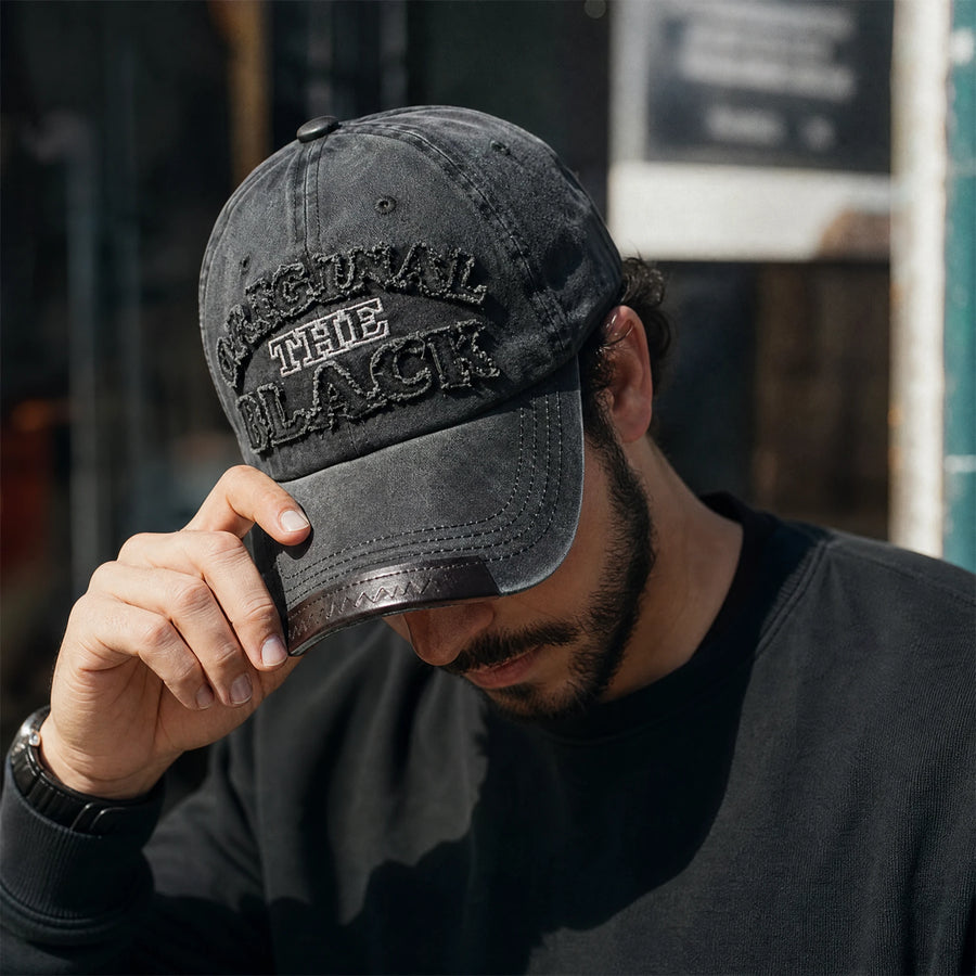 Casquette Vintage Noir - Utilisation GLOBALE
