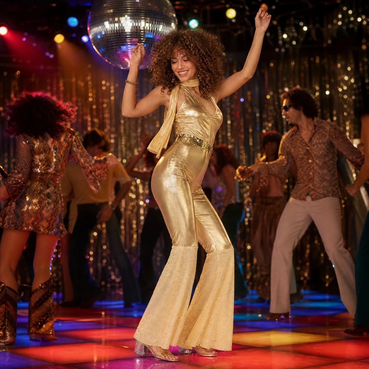 Déguisement Disco Grande Taille Femme - Utilisation GLOBALE