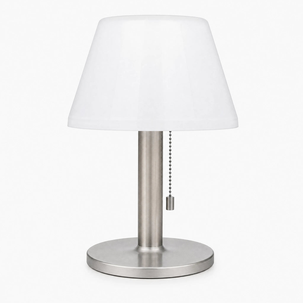 Lampe de Bureau Solaire à Abat-Jour Trapèze et Pied Métal - image principale
