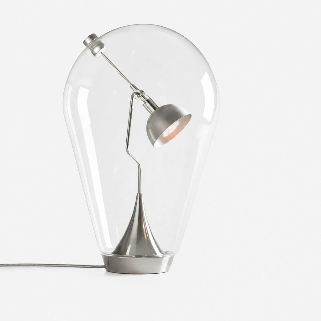 Lampe Vintage Design avec Globe en Verre Transparent - image principale
