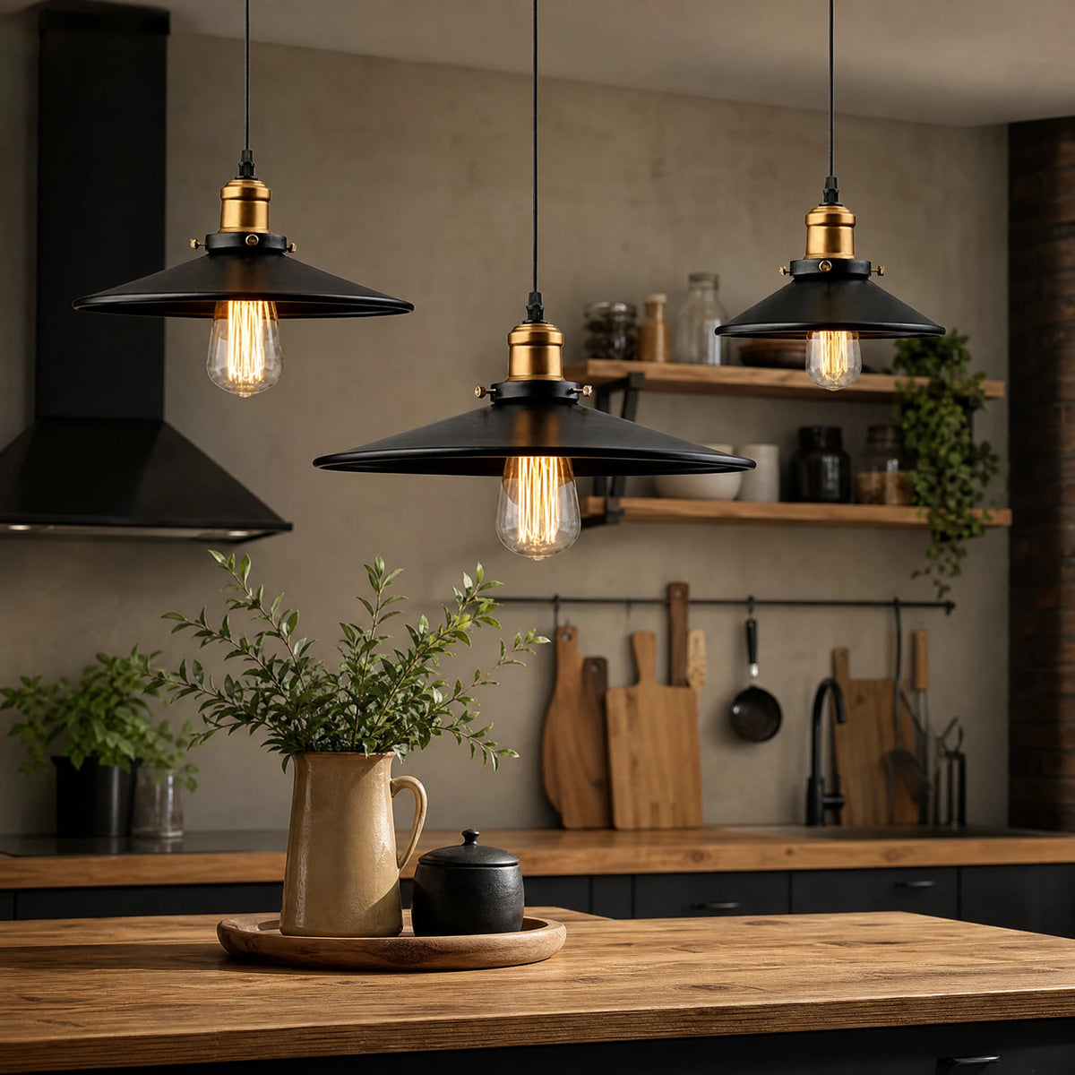 Lustre En Petite Robe Noire Vintage - OBJETS VARIES