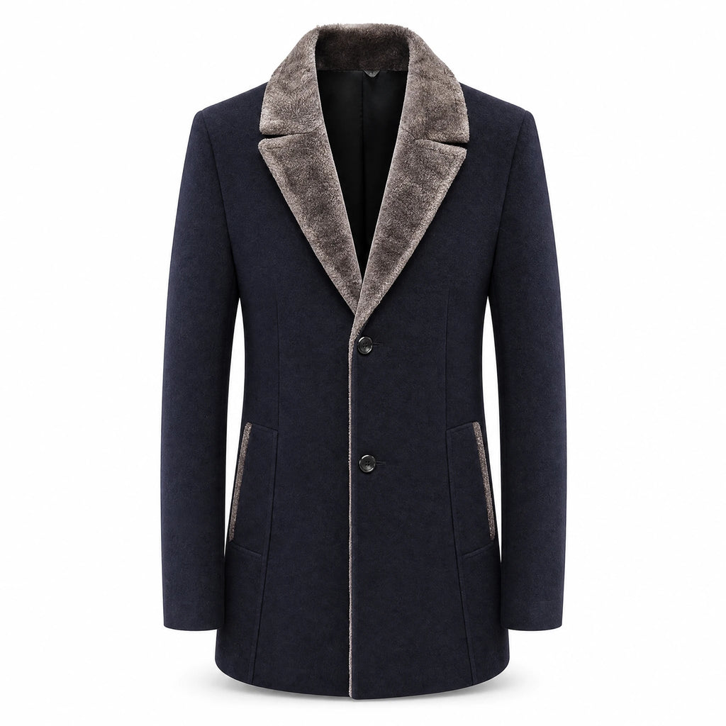 Manteau Fourrure Homme Vintage - image principale