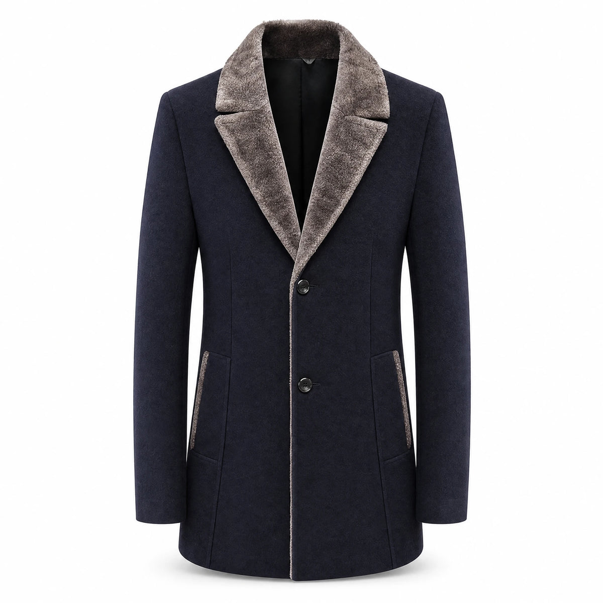 Manteau Fourrure Homme Vintage - image principale