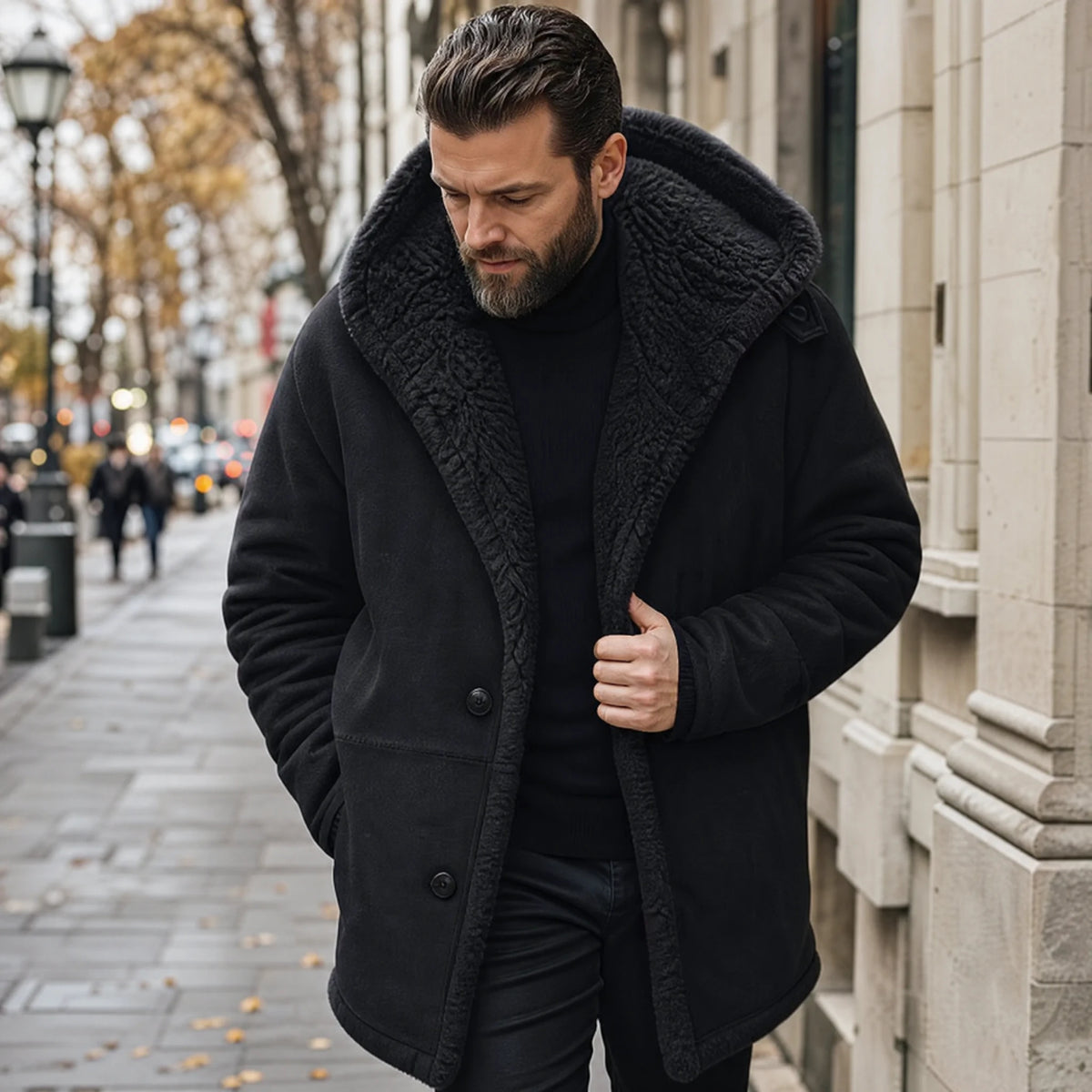 Manteau Homme Hiver Vintage - Utilisation GLOBALE