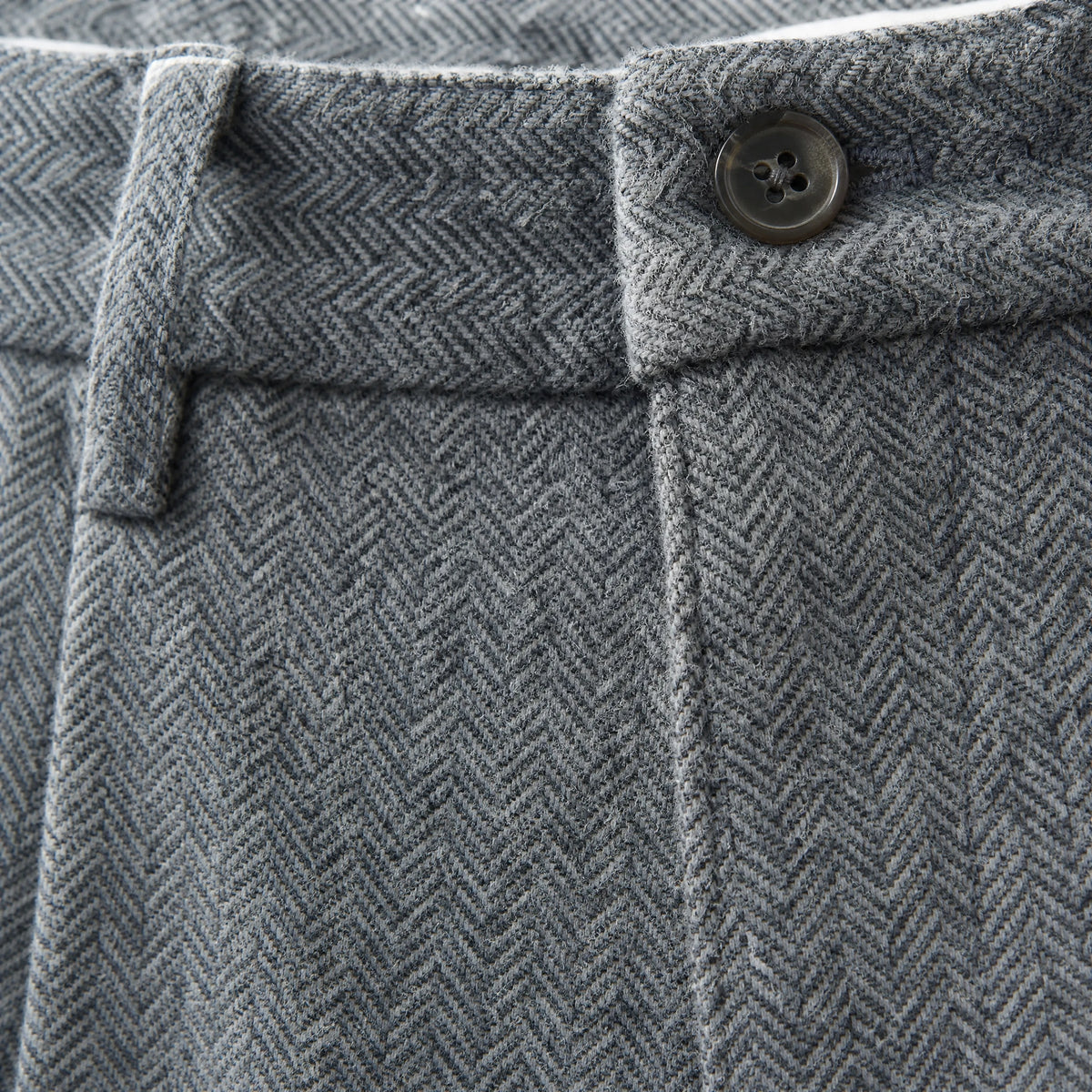 Pantalon Bretelle Homme Vintage - close-up détail matière