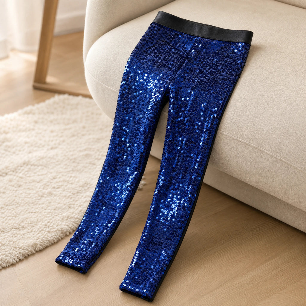 Pantalon Disco Paillette Femme - produit en situation