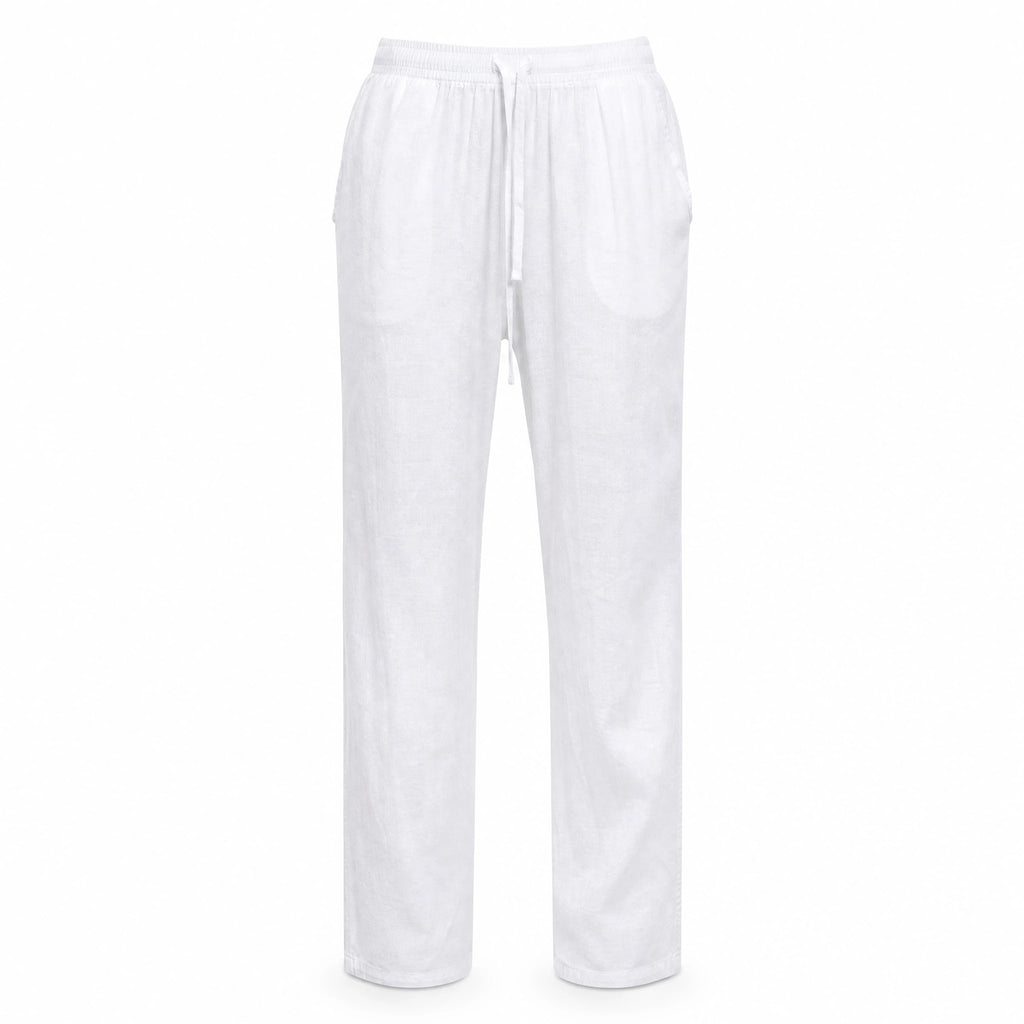 Pantalon vintage de couleur unie tendance - image principale