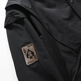 Vintage Bomberjacke mit Totenkopf-Patch