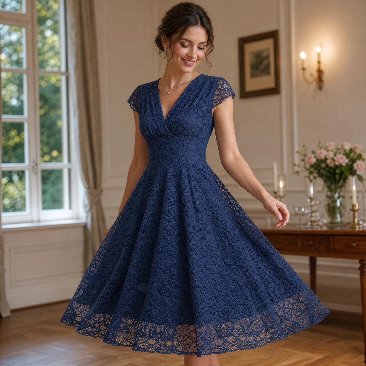 Robe Cérémonie Vintage Femme - Utilisation GLOBALE