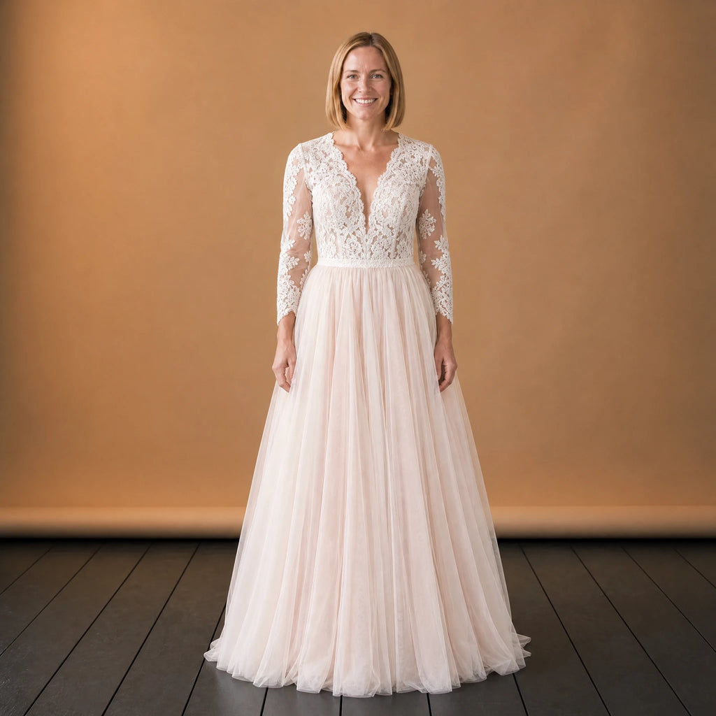 Robe de Mariée Rose Vintage - VETEMENT Studio FEMME