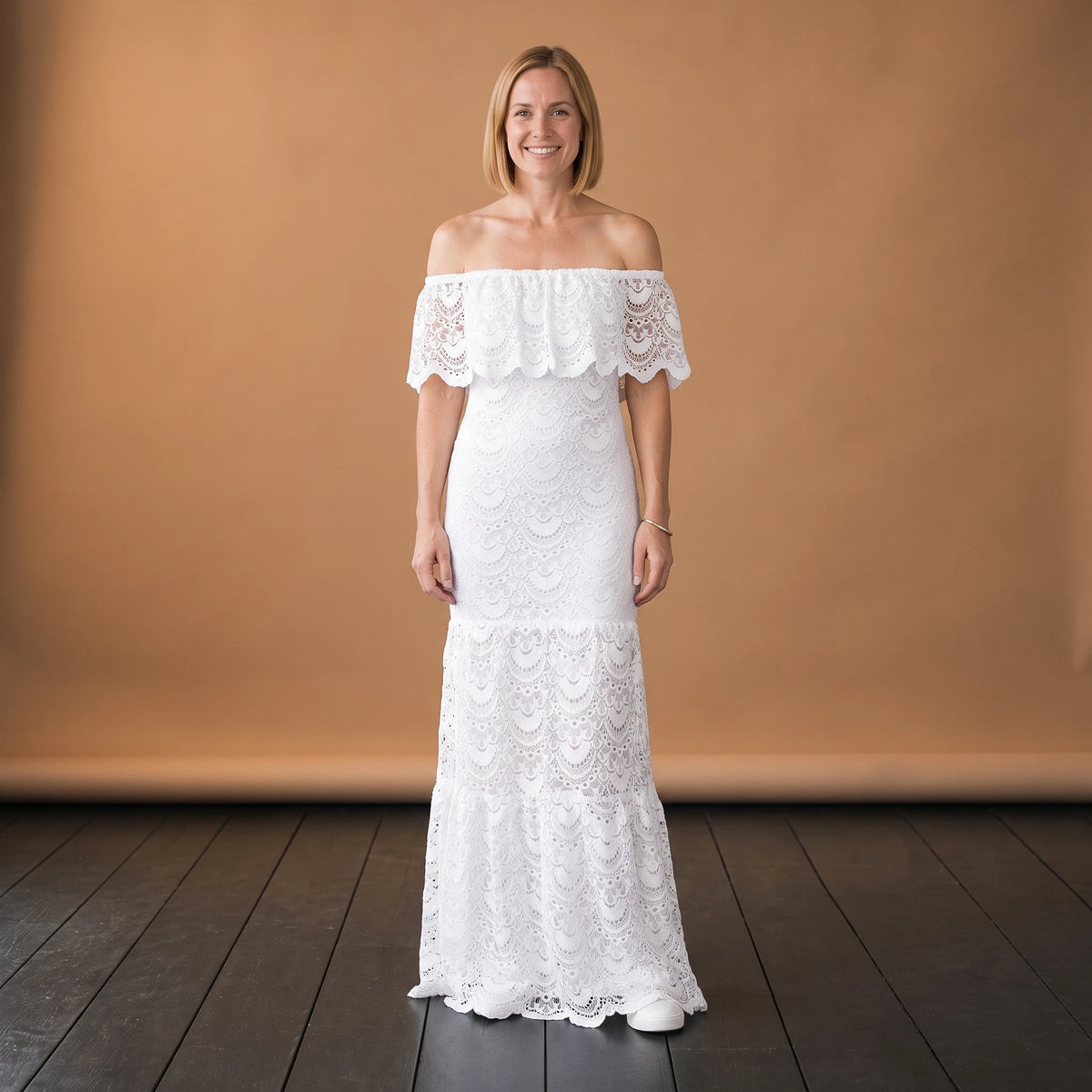 Robe Longue Dentelle Vintage - VETEMENT Studio FEMME