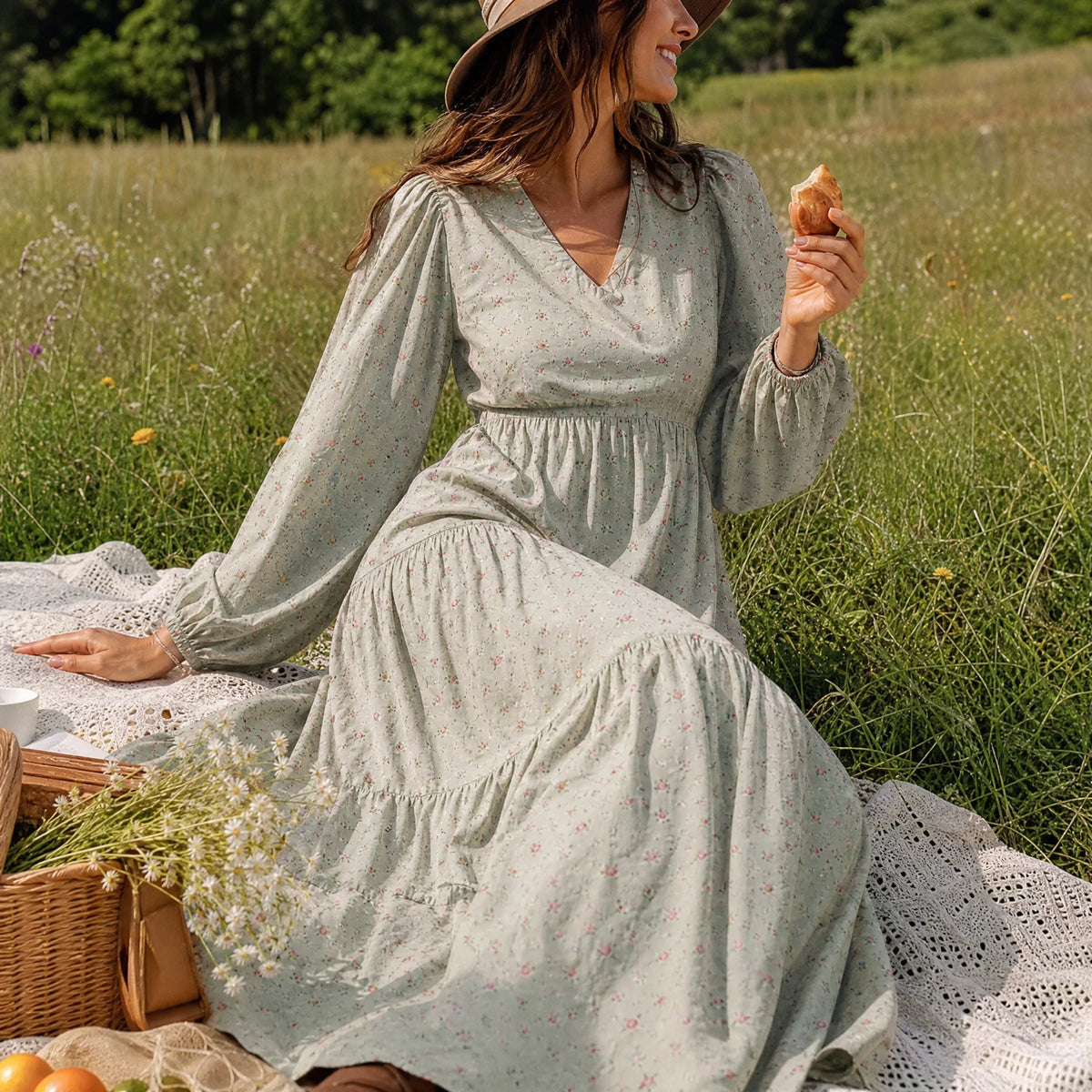 Robe Longue Vintage Bohème - Utilisation GLOBALE
