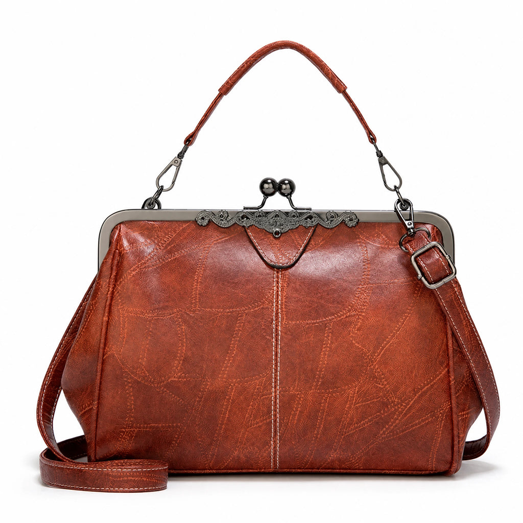 Sac à Main Rétro Fermoir Vintage Façon Docteur - image principale
