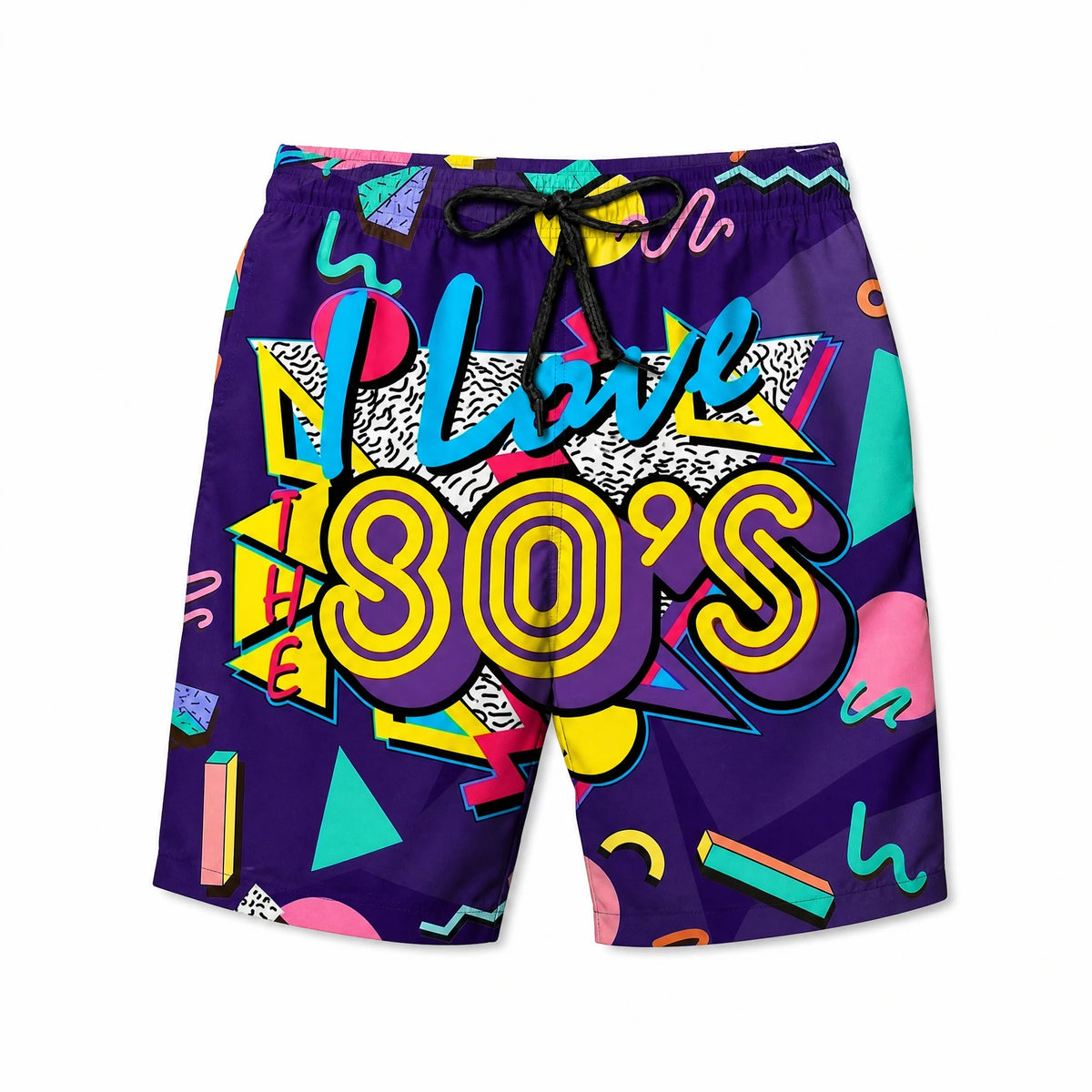 Short de Bain Homme Style Année 80 - image principale