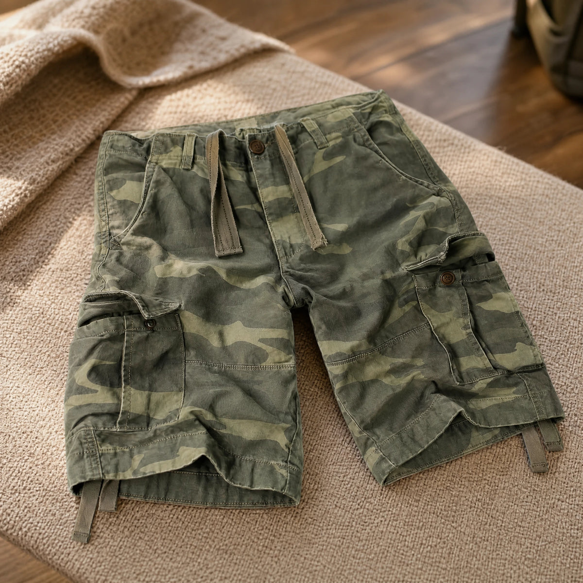 Short militaire Homme Vintage - produit en situation
