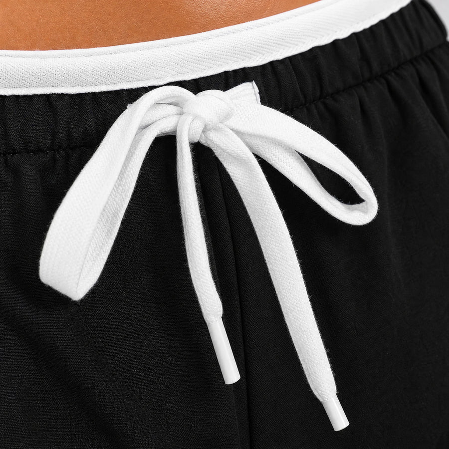 Short Sport Vintage Femme - close-up détail matière