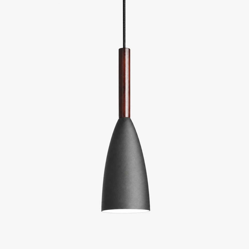 Suspension Design Conique en Aluminium Gris Anthracite - image principale