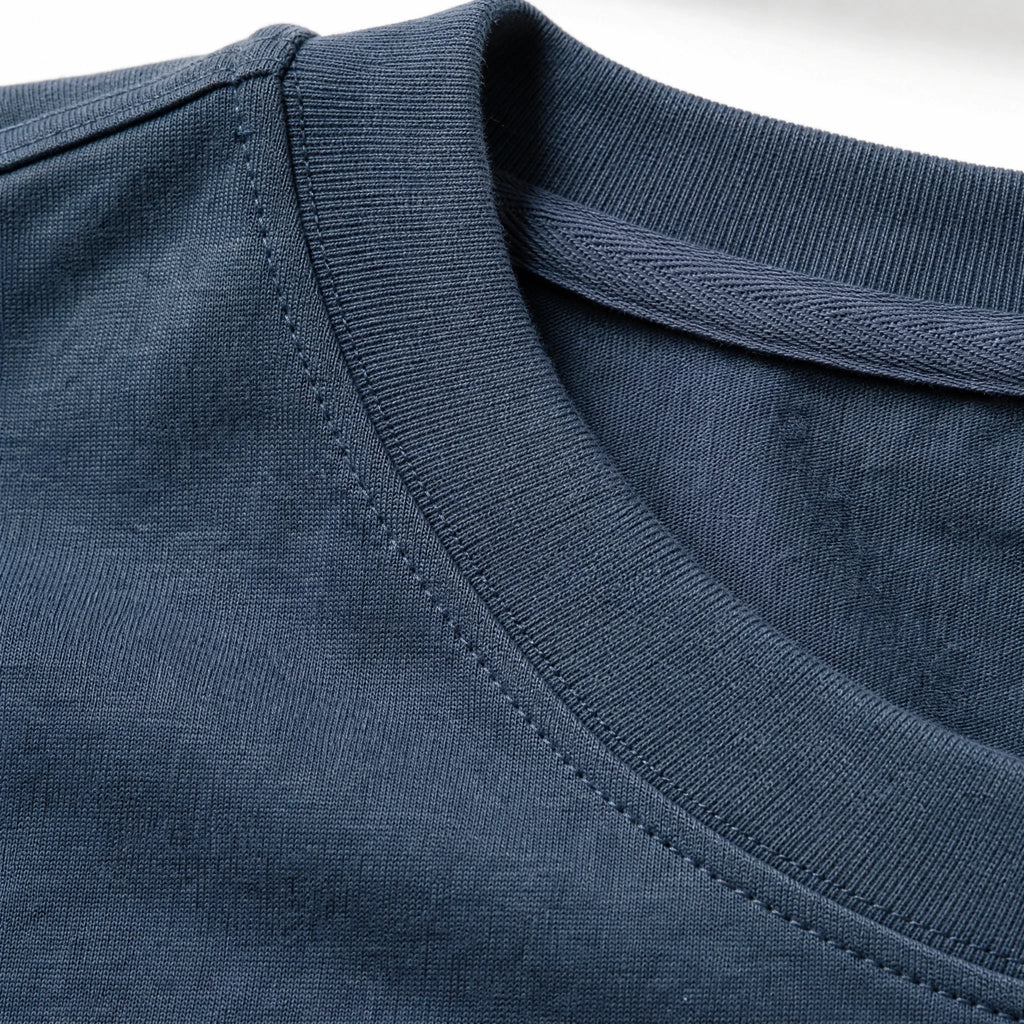 T-Shirt Oversize Homme Vintage - close-up détail matière