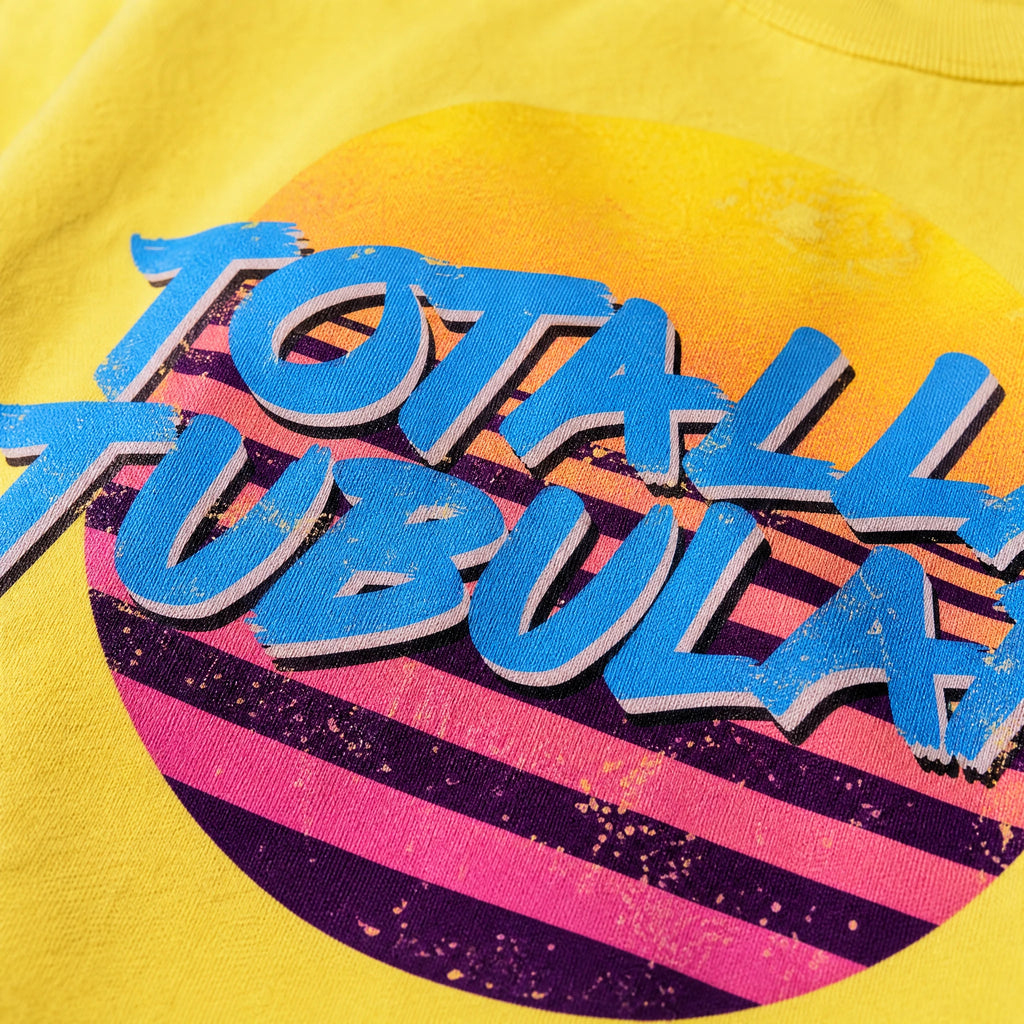 T-Shirt Style Année 80 - close-up détail matière
