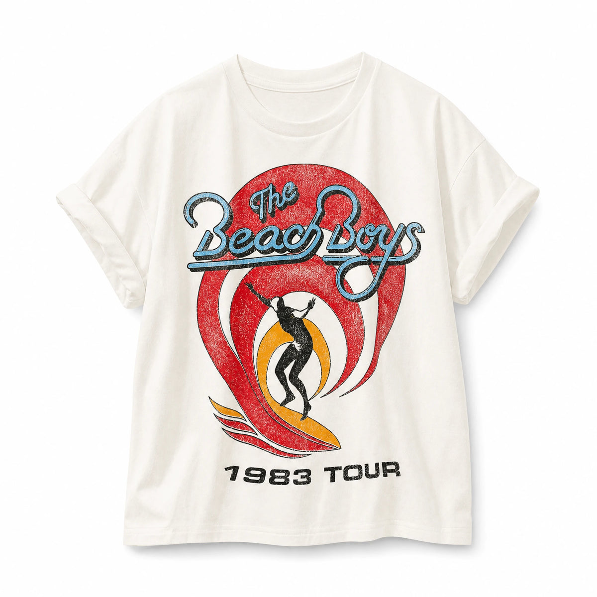 T-shirt vintage années 80 The Beach Boys 1983 Tour - image principale