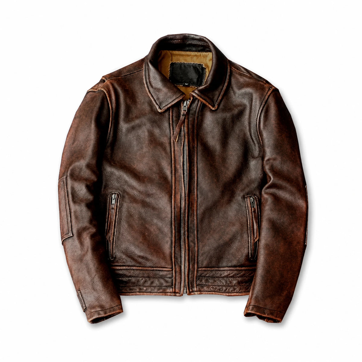 Veste Cuir Vintage Homme - image principale