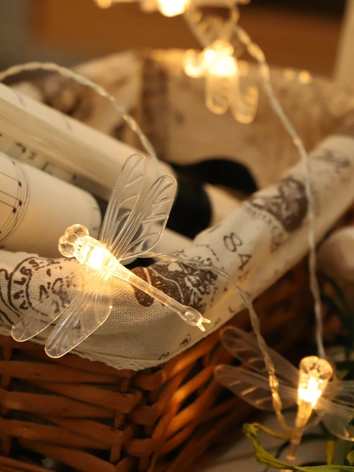 Vintage Deko-Lichtgirlandenlampe