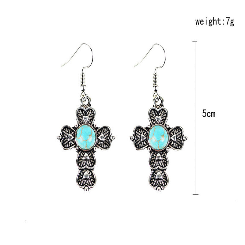 boucles-doreilles-croix-motif-vintage