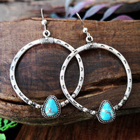 Boucles d'Oreilles Vintage Turquoises