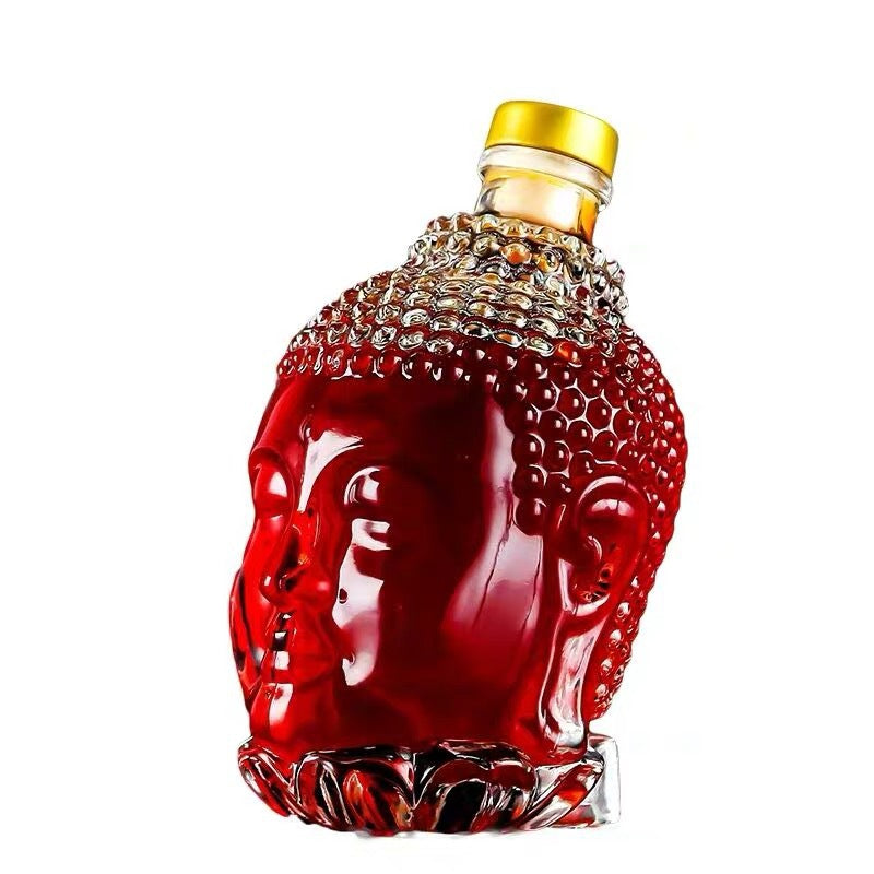 bouteille-en-tete-de-bouddha-vintage