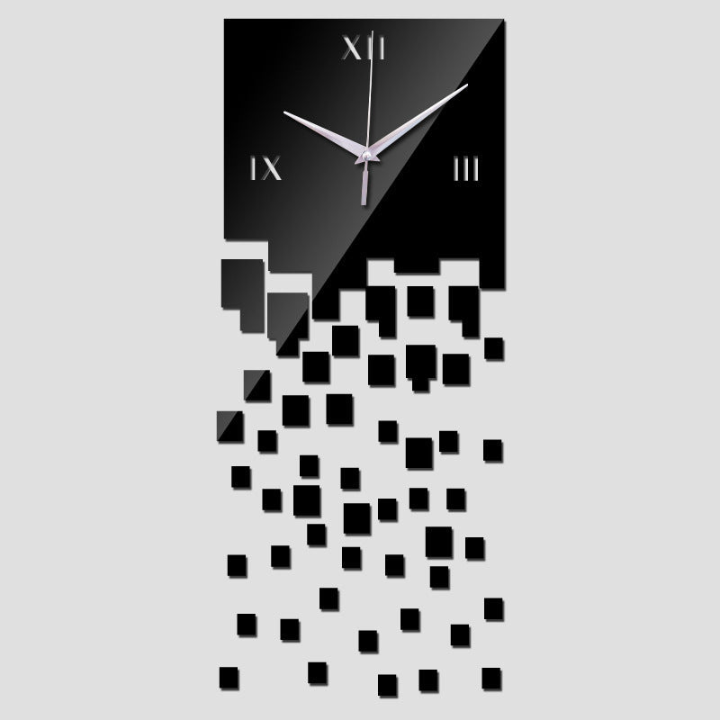 horloge-creative-de-mode-bricolage-acrylique