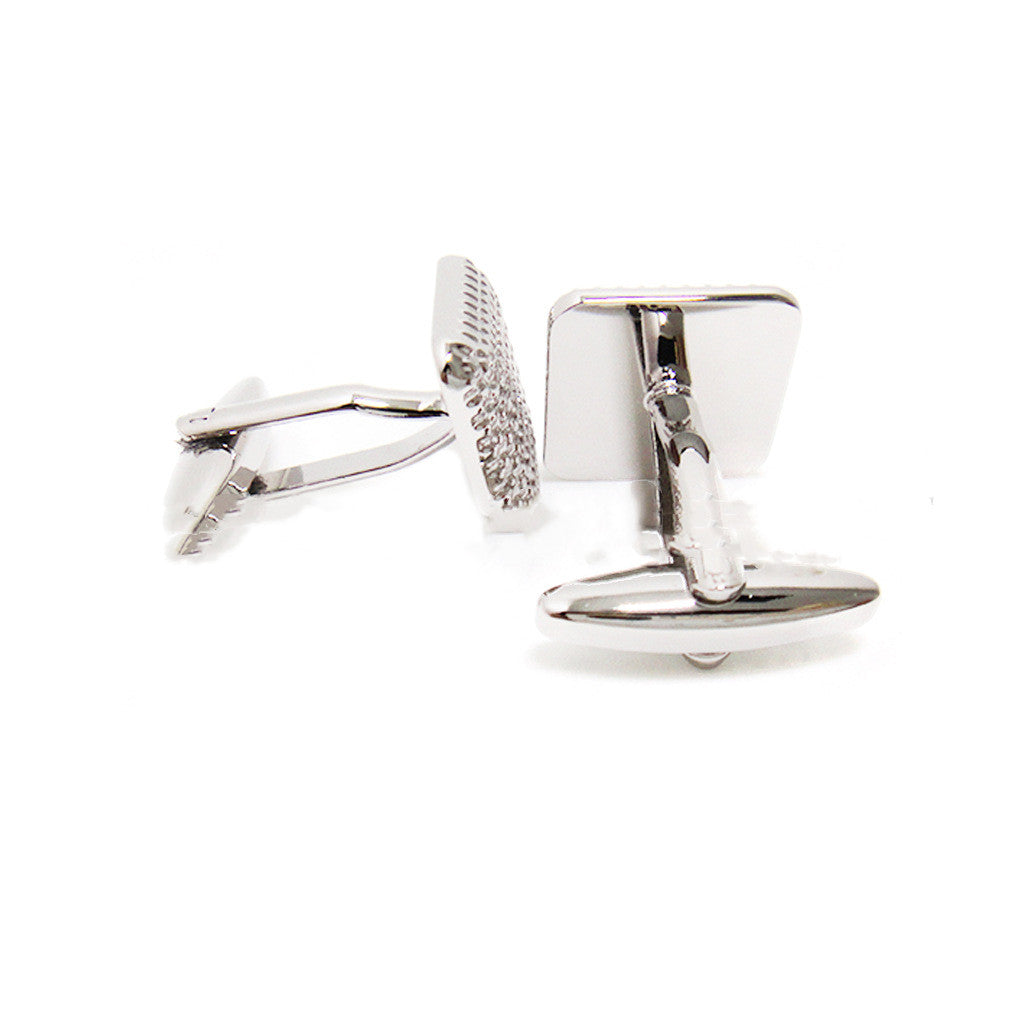 boutons-de-manchette-a-carreaux-simples-vintage