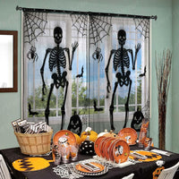 rideau-motif-halloween-vintage