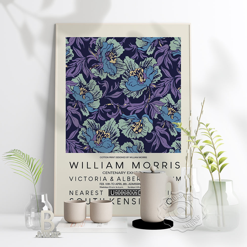 Vintage Poster Blumen Dekoration