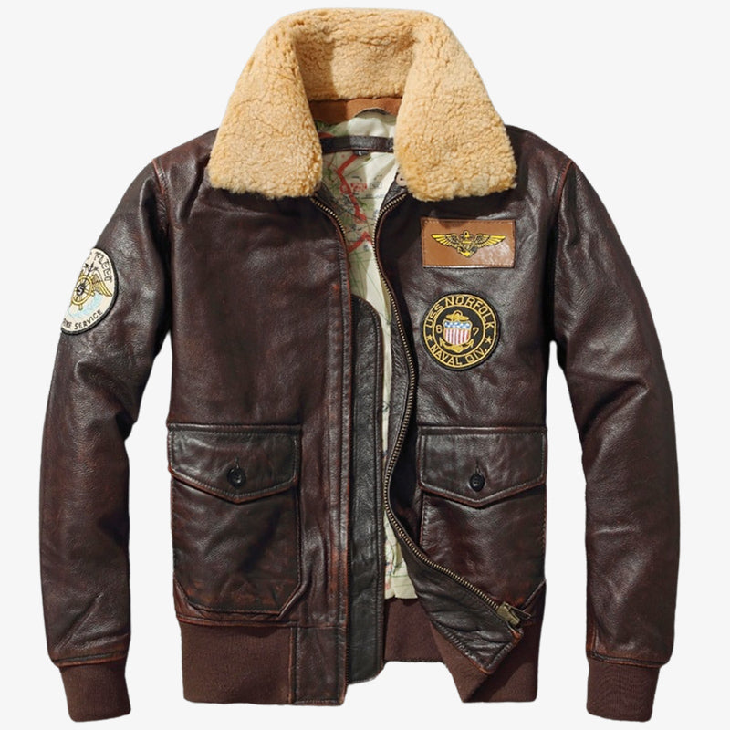 blouson-cuir-aviateur-vintage