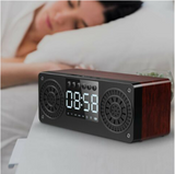 enceinte-horloge-en-bois-bluetooth-vintage