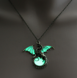 collier-dragon-volant-vintage-brillant